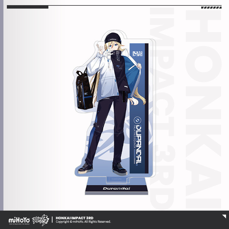 Móc Khoá, Mô Hình Standee MIHOYOGame Honkai Impact VALKYRIES Elysia Kiana Mei Durandal Trang Trí Bàn