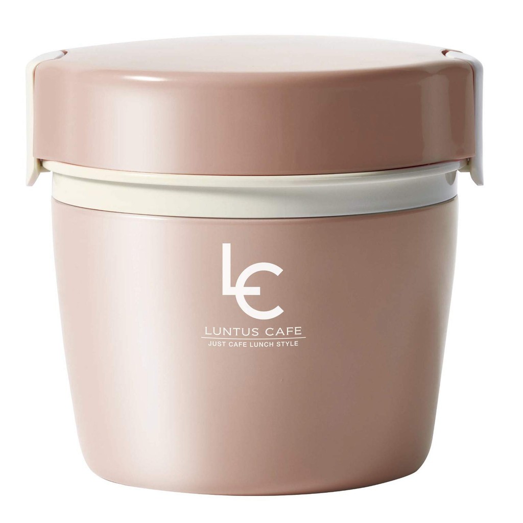 Asvel Lantaska Cafe bowl lunch Insulated lunch jar 500ml Pink HLB-CD50
