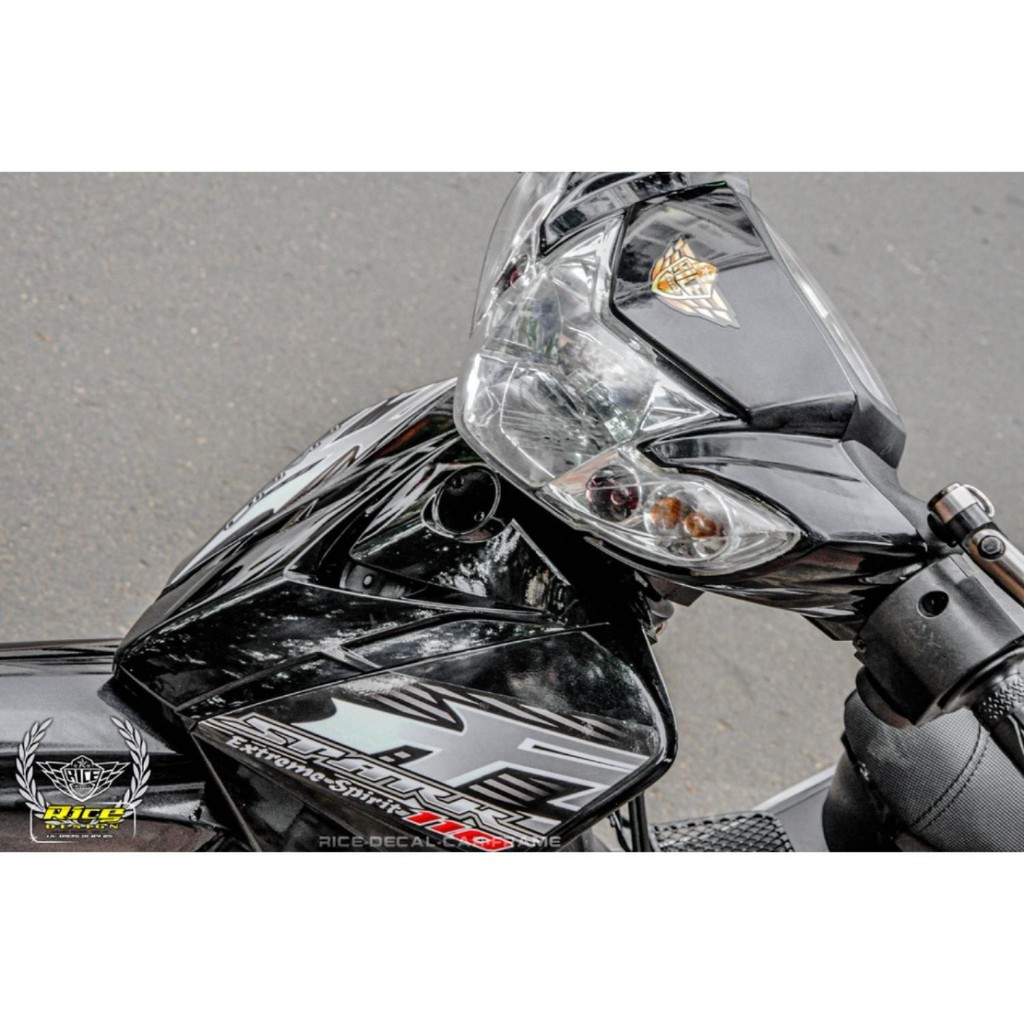 Tem Sirius Full đen Spark Nano110 ( Tem in thường mẫu gốc Rice decal )