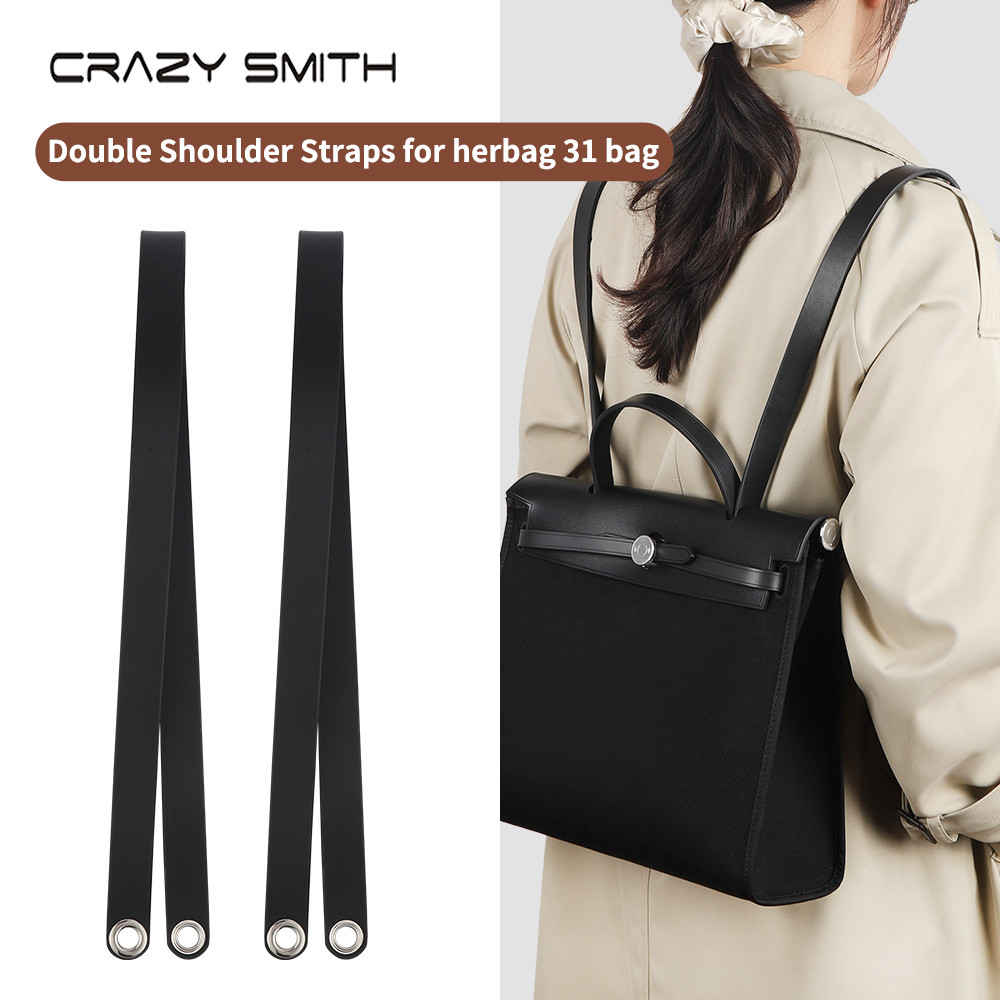 CRAZYSMITH Dây Đeo Vai Đôi Phù Hợp Cho Hermes Herbag 31 Túi Dây Đeo Vai Sửa Đổi Bộ Chèn Túi Tổ Chức 
