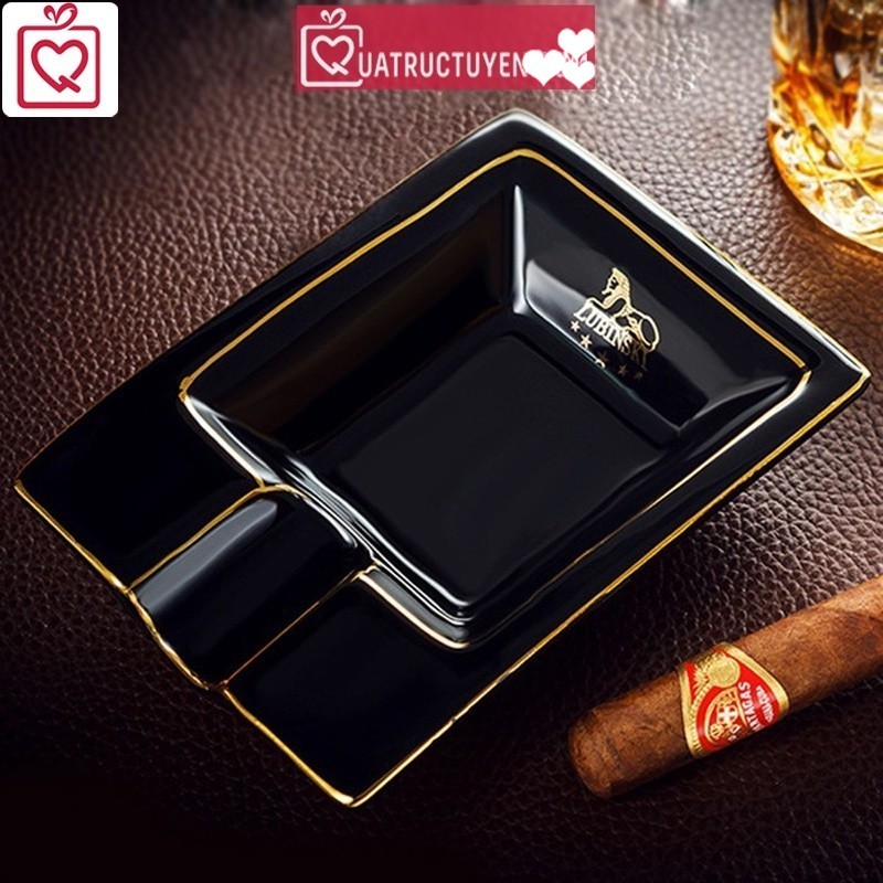 Gạt tàn xì gà gốm sứ Lubinski
