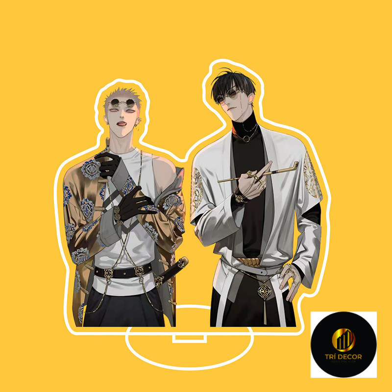 Móc Khoá, Mô Hình Standee Anime 19 Days Xian Hetian Jian Yi Trang Trí Bàn Học, Làm Việc