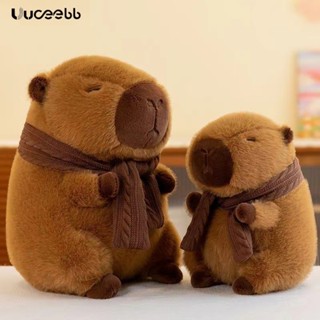 Uuoeebb Dễ Thương Mùa Đông Khăn Capybara Sang Trọng nhồi bông búp bê quà tặng trẻ em 35cm 45cm 55cm