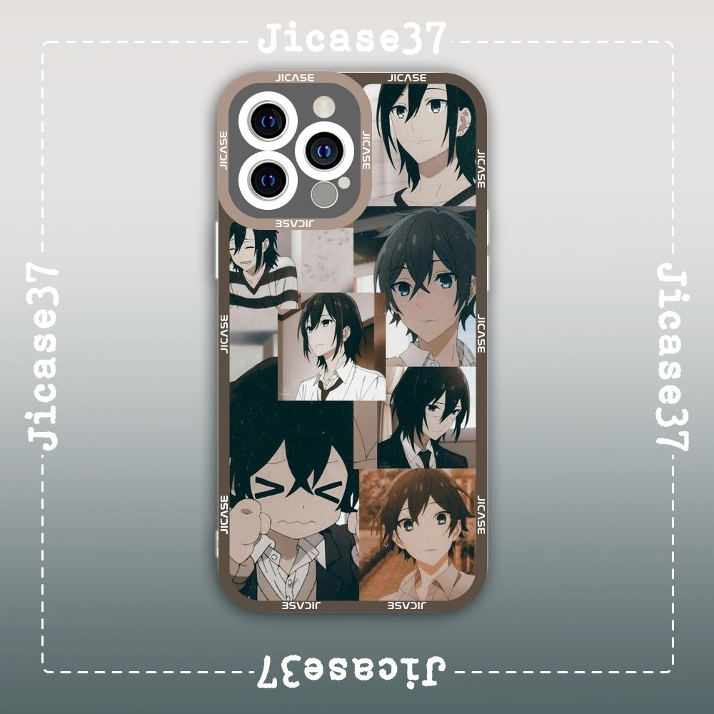 Ốp lưng iPhone Cạnh Vuông Samsung Xiaomi Oppo Anime Horimiya Izumi Miyamura