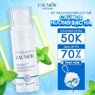  Xịt Khử Mùi Cơ Thể Giảm Tiết Mồ Hôi CAUMOS Hương Bạc Hà thơm mát 