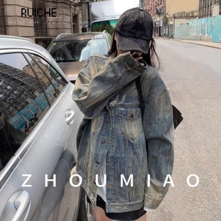 RUICHE áo khoác nữ áo khoác bomber Sôi động unique New Style Độc đáo WXW24A11FK 45Z241109