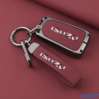 Vỏ chìa khóa ô tô bằng da kim loại Vỏ điều khiển từ xa cho Isuzu Mới MU-X X Series DMAX D-Max X-Terrain Xe bán tải 2020 2021 2022