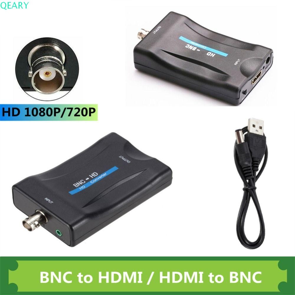 Bộ chuyển đổi tương thích QEARY BNC sang HDMI, Bộ chuyển đổi cáp tín hiệu BNC sang HDMI sang BNC BNC