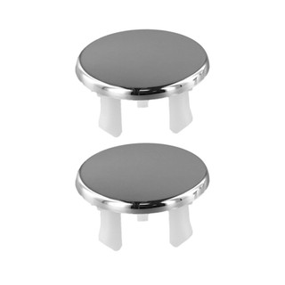 【FEELING 】Reliable ABS Sink Hole Overflow Replacement Cover Chrome Round Trim Ring