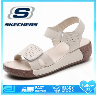 Giày nữ Skechers, sandal, da, đế bằng, dép, size lớn 40-41