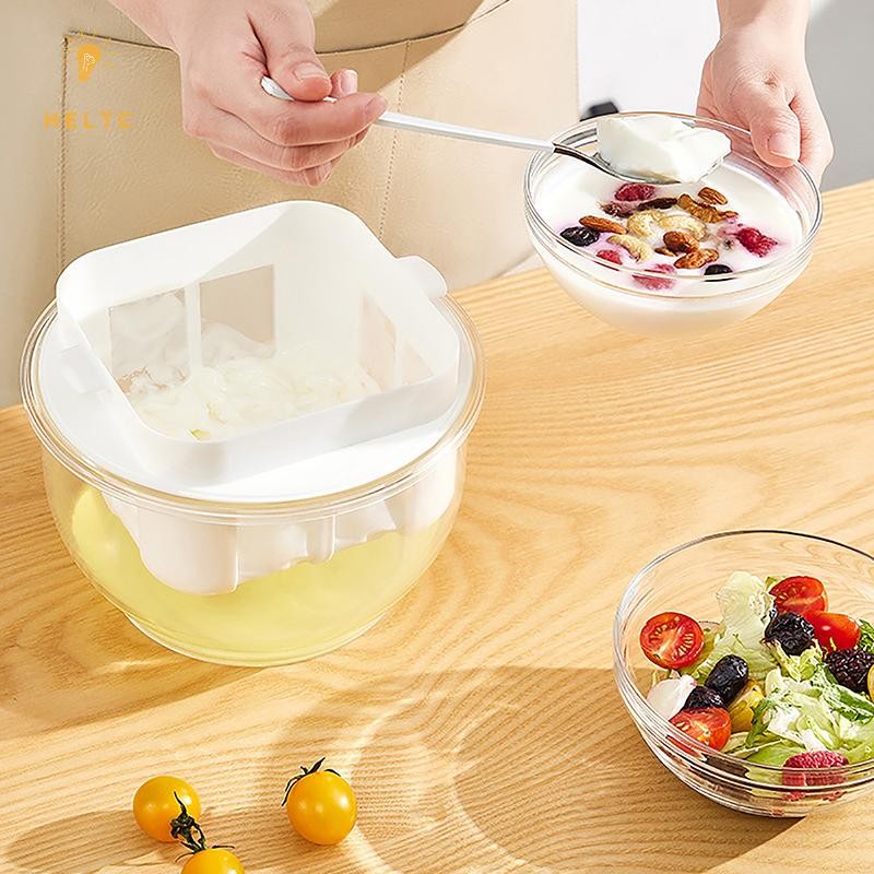⚡12h⚡[HELLC] Máy Lọc Sữa Chua Cà Phê Tự Làm Hy Lạp- Sữa Chua Đậu Nành Phô Mai Whey Tách Thoát Nước Lưới Mịn Lọc