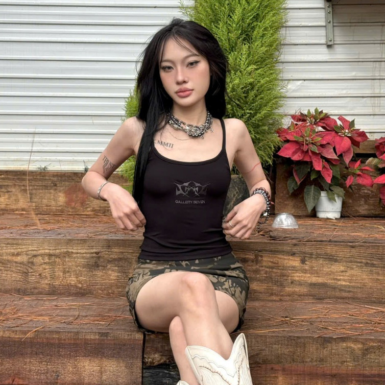 [MINA CAMISOLE] Áo 2 dây nữ chất thun ôm body GALLERY SEVEN thiết kế cá tính