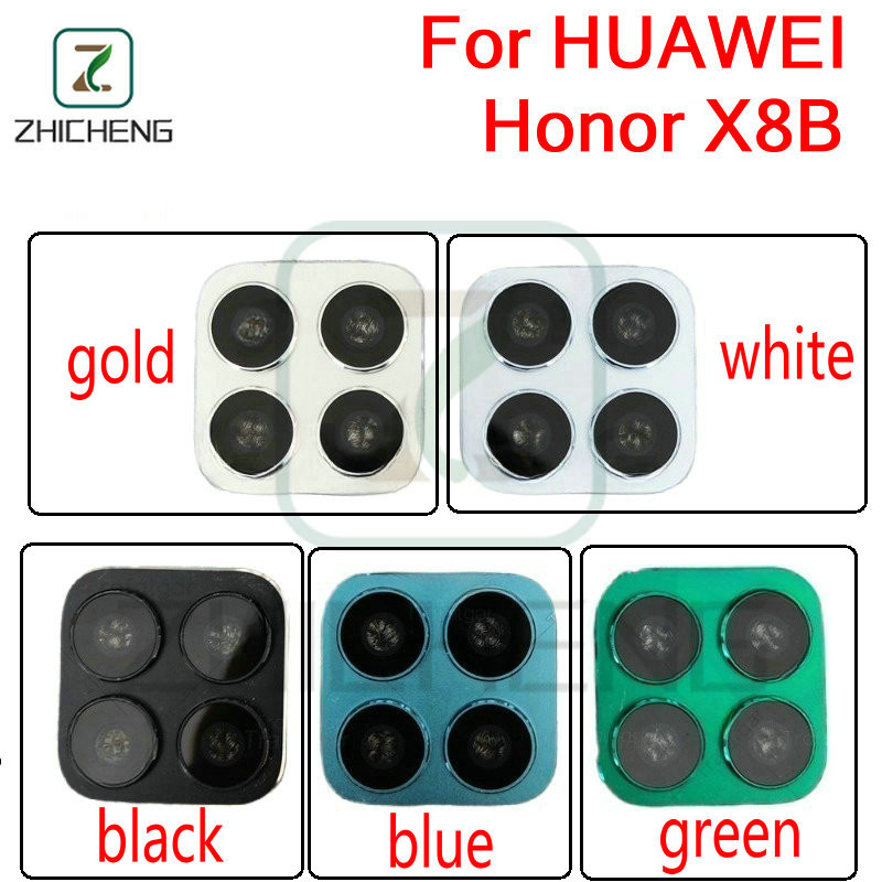 Dành Cho Honor X8b Mặt Sau Ống Kính Camera Có Khung Phía Sau Kính Thay Thế LLY-LX1 LLY-LX2 LLY-LX3