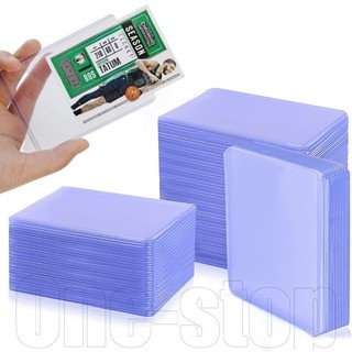 5 Chiếc Tay Thẻ Nhựa - Chống Thấm Nước, Đa Năng, Bền Đẹp - Giá Đựng Thẻ Chất Lượng Cao - Giá Đỡ Thẻ PVC Phim HD - Cho Thẻ Trò Chơi, Thẻ Ngôi Sao - Vỏ Bảo Vệ Thẻ Trong Suốt Màu Xanh