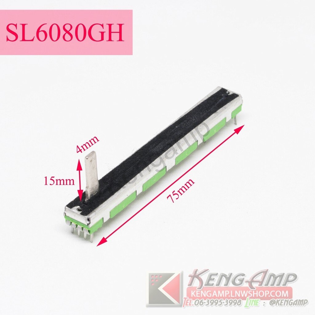 (Tùy chọn) [VR] Feder SL6060GH B10K A10K A20K D10K 75mm