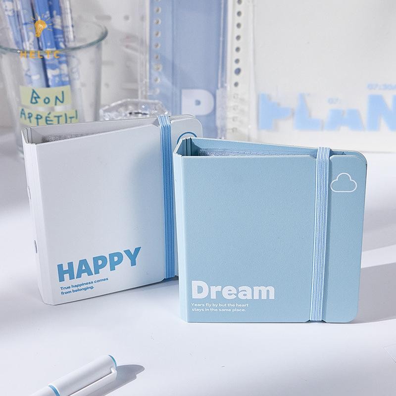 [Trn] Chất kết dính thời trang Photocard Holder Album ảnh có dây đàn hồi Thẻ thần tượng sưu tập Sách