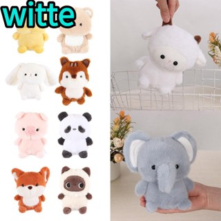  Gối Thú Nhồi Bông WITTE Búp Bê Đồng Hành Sang Trọng Gấu 16cm Voi Thời Trang Siêu Mềm Sang Trọng Động Vật Sang Trọng Bàn Đồ Chơi 