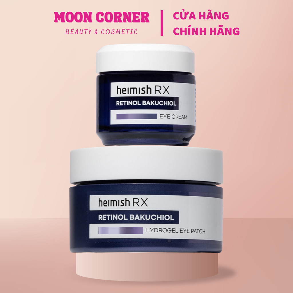 Chống nhăn vùng mắt Heimish RX Retinol Bakuchiol Eye Cream - Hydro Eye Patch