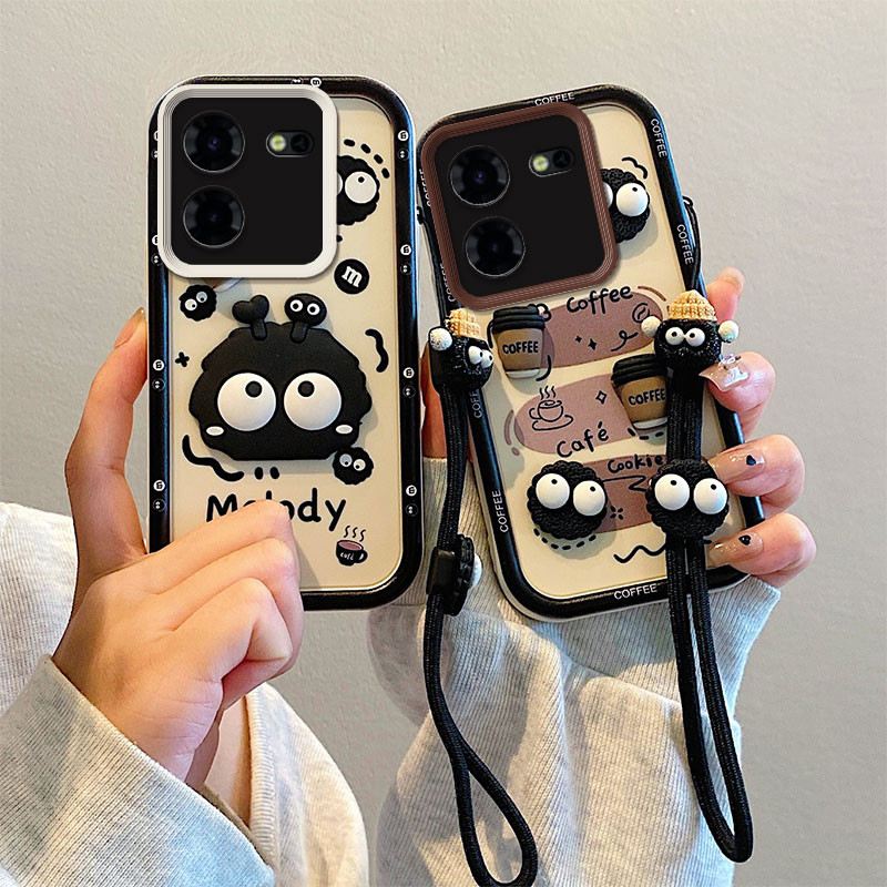 ốp lưng Tecno Pova 5 Pova5 Ốp Điện Thoại tpu silicone dây buộc thời trang búp bê ốp lưng điện thoại 