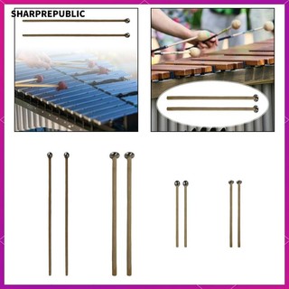 2 Cái Glockenspiel Mallet có tay cầm bằng gỗ Maimba Mallets đa năng cho