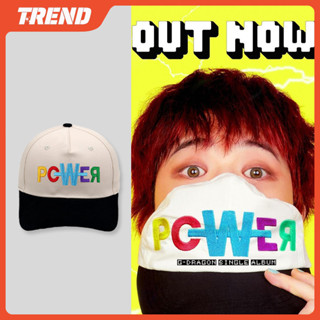 G-dragon POWER Merch Thêu Màu Chặn Mũ Bóng Chày Nam Nữ Vintage Mũ Bóng Chày Thời Trang Ra Mặt Trời Bộ Sưu Tập