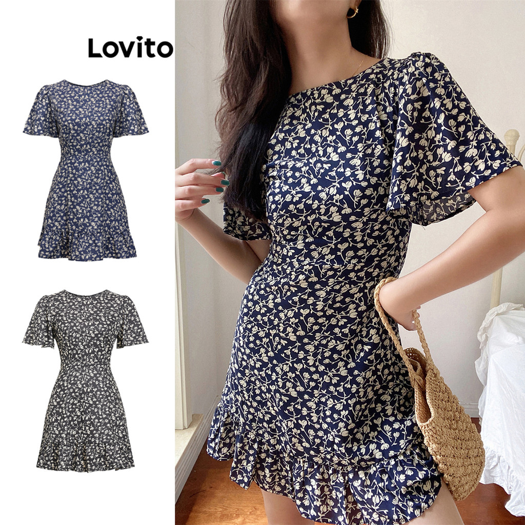 Đầm Boho Đầm Họa Tiết Hoa Ditsy Cho Nữ L87ED381 (Nhiều màu)