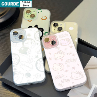 Ốp Lưng iPhone đẹp cặp đôi dễ thương trong suốt in hình Họa Tiết Hello Kitty Doremon Gấu Chim cánh cụt Cao Cấp chống sốc Ốp Điện Thoại Mềm Mờ nhám TPU Chống Sốc Cho iPhone 11 12 13 14 15 16 Pro Max IP 7 8 14 15 Plus Iphon X Xs Xr Xs Max-Gourde Case