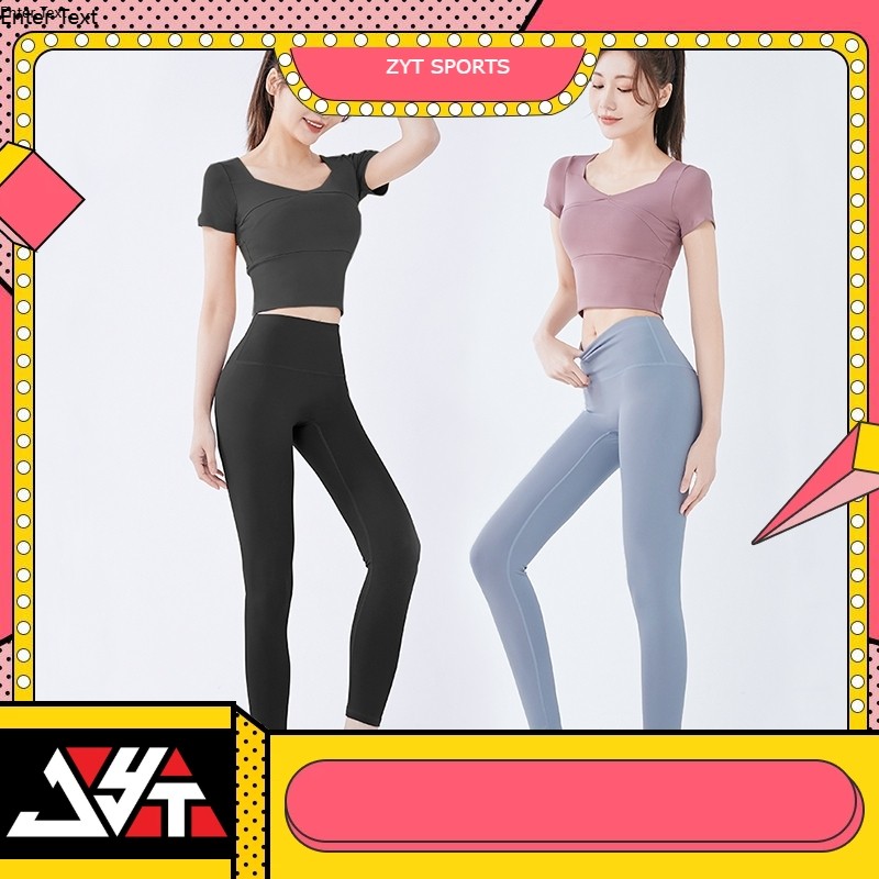 Set đồ thể thao, bộ đồ quần áo tập gym yoga nữ áo croptop quần dài legging loại đẹp