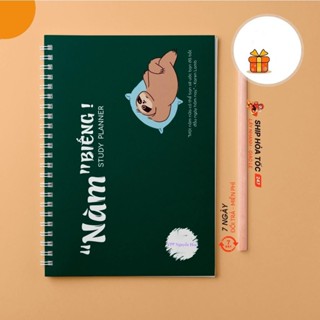  Sổ Tay Kế Hoạch Mục tiêu Nhật Ký Hàng Ngày Daily Planner sổ ghi chú A5 Gồm 72 Trang Bìa Mềm 