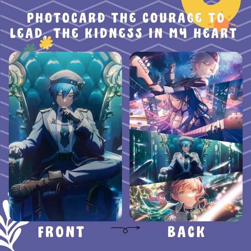 [ 04 Thẻ ] Bộ Sưu Tập Photocard PROJECT SEKAI THE COURAGE TO LEAD, THE KIDNESS IN MY HEART - In 2 Mặ