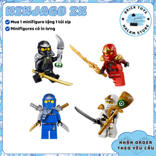   BẢN ĐẸP  Đồ chơi lắp ráp minifigures Ninjago ZX GA131-136 - Lắp ghép xếp hình nhân vật ninja zx 