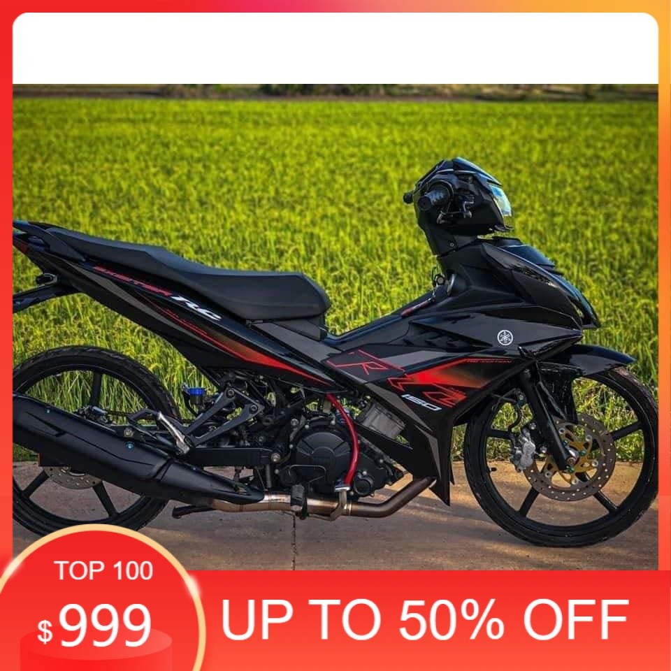 [ TEM XE ] Tem Ex 150 RC Đen Đỏ không bay màu
