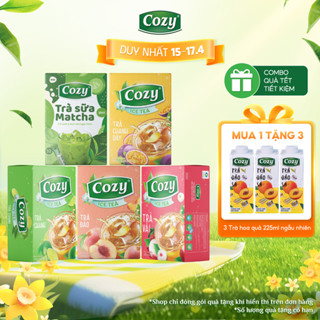 [COMBO 5] Hộp Trà Cozy Hòa Tan Vị Trà Đào, Trà Vải, Chanh Dây, Trà Chanh, Trà Sữa Matcha Giải Nhiệt Mùa Hè, Thơm Ngon