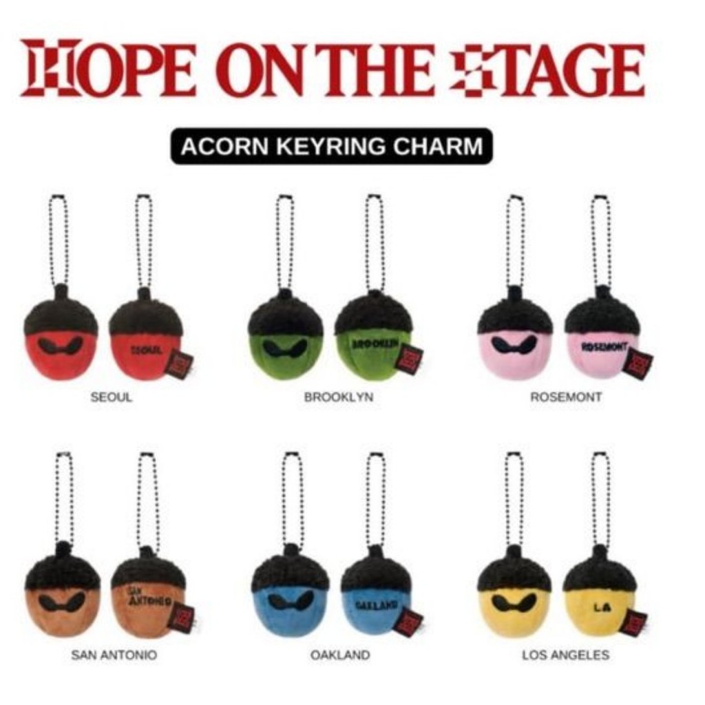 7 phong cách Kpop Idol J-Hope Hy vọng trên sân khấu Acorn Móc khóa quyến rũ