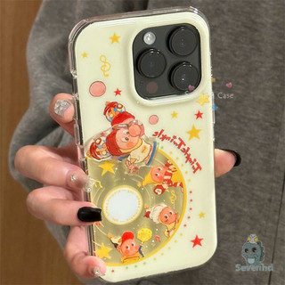  Fun Music Player 3D DIY Star Baby Vỏ cho iPhone 11 16 7Plus 15 14 13 12 Pro Max X XR Xs Max 8Plus Vỏ điện thoại lấp lánh trong suốt thạch hoạt hình + Vỏ bảo vệ thời trang dây buộc 