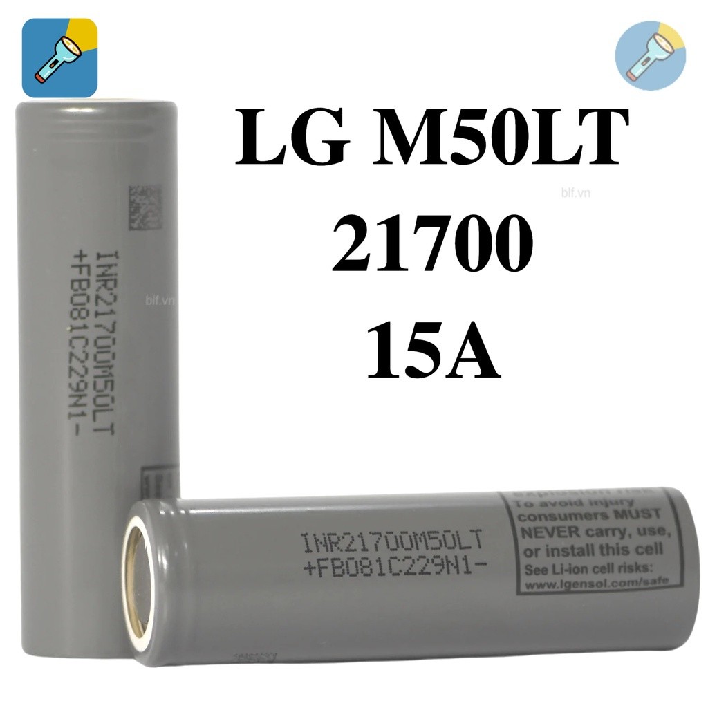 Pin sạc LG M50LT 21700 5000mAh 14.4A Battery - INR21700-M50LT