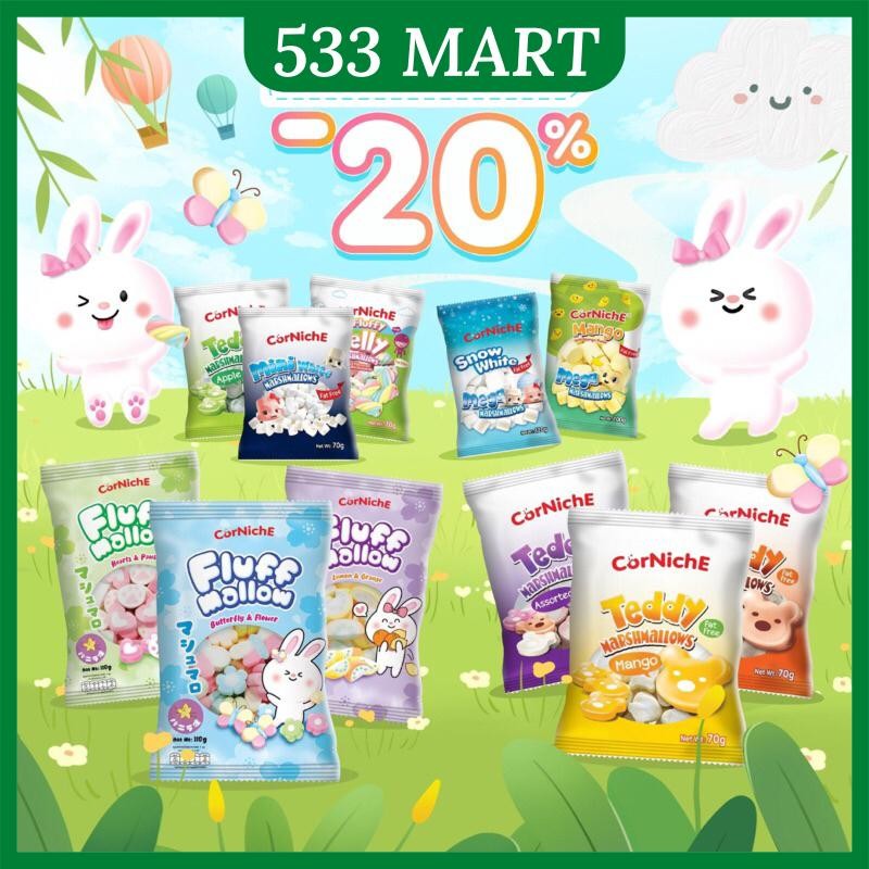 Kẹo Dẻo Corniche Marshmallow 70g