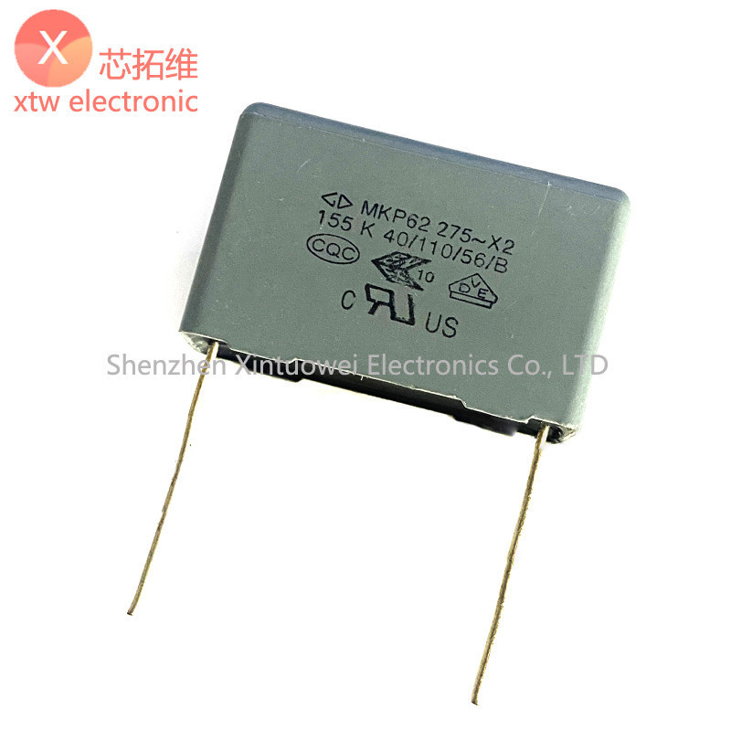 10 Cái / lốc MKP62 Tụ An Toàn X2 275VAC 155K 1.5UF Pin Pitch 27MM