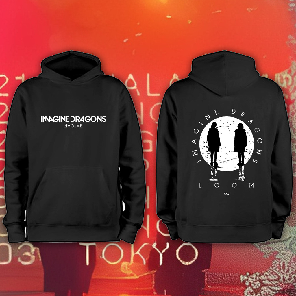 Imagine Dragons Loom Asia Tour 2024 Áo Hoodie Cotton MỚI 02 M-3XL
