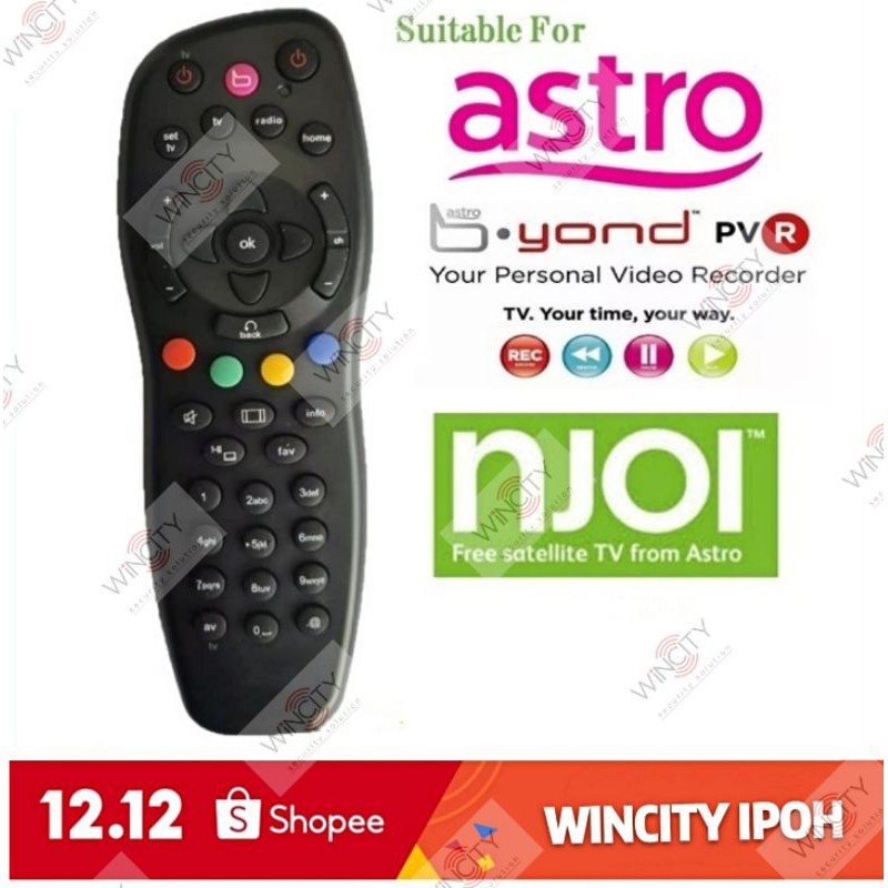 ĐIỀU KHIỂN TỪ XA WSS ASTRO cho ASTRO PVR, ASTRO BEYOND, NJOI, UNIFI HYPPTV, MY TV, DVTV, PAN.TX