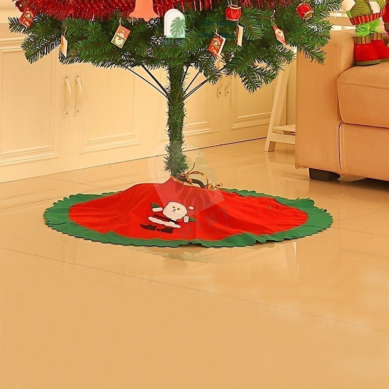 Phụ Kiện Cây Thông Noel: Thảm Đỏ, Thảm Lông Trắng Ông Già Noel – Lily's Decor