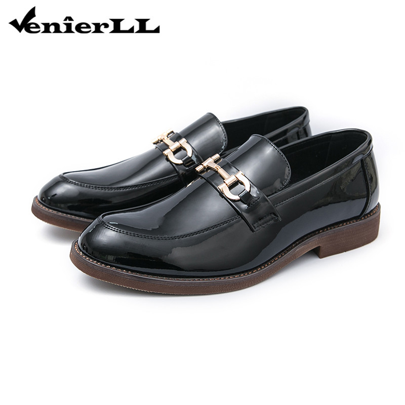 Nam Khóa Đầm Giày Loafer Cổ Điển Da Kinh Doanh Đầm Loafer Form Slip On Penny Loafer Giày