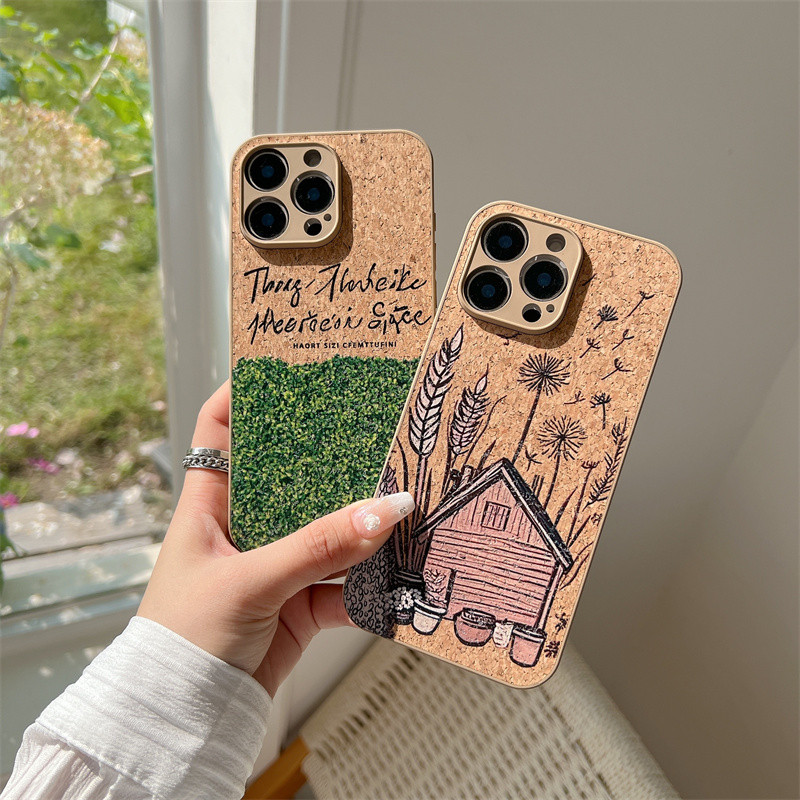 Tản nhiệt bằng gỗ Vỏ điện thoại tương thích cho iPhone16promax 16pro 15promax 15pro 14promax 11 13pr