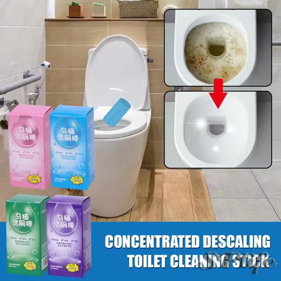 Thanh tẩy cặn bồn cầu cô đặc hiệu quả Essential Toilet Automatic Cleaner Toilet Cleaner Mild Home 🎁