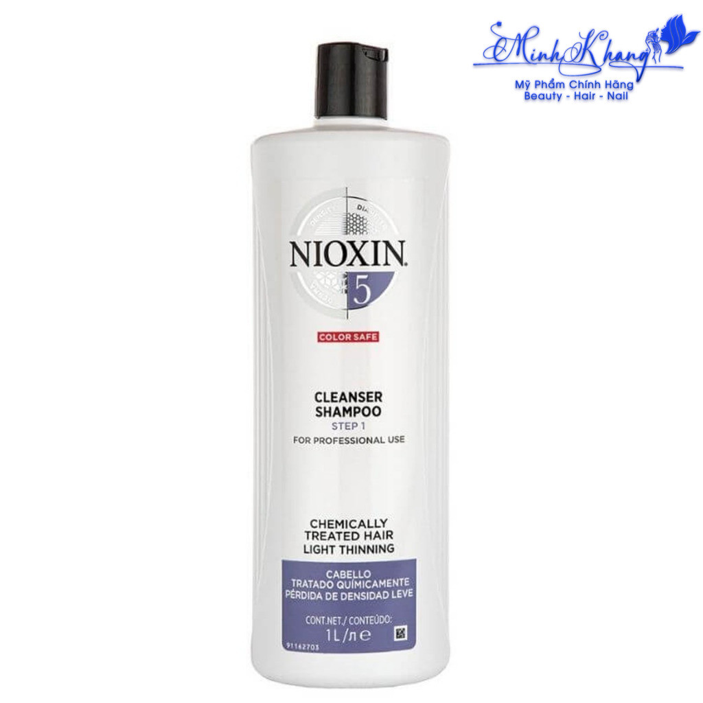 Dầu gội chống rụng tóc Nioxin System 5 Shampoo 1000ml ( New 2025) - MK