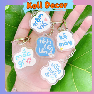    SIÊU RẺ   Móc khoá cục súc trộm vía mắc gì kệ mày uống nước đi làm quà tặng 