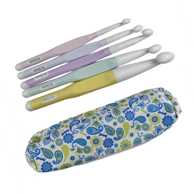 SJM 5 Cái Móc 8mm-20mm Móc móc tiện dụng Tay cầm mềm Móc móc