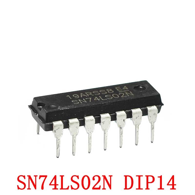 Sn74ls02n 74LS02 2 Đầu vào Chip tích cực hoặc không cửa DIP-14