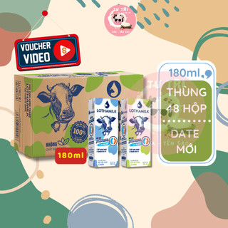  Sữa Tươi Long Thành Lothamilk 180ml thùng 48 Hộp. 