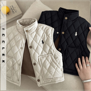  ICCLEK áo gile cho bé áo len bé trai áo phao gile cho bé gile len cho bé chất lượng thời trang thoải mái 2024 NEW STYLE KMJ24B049O 45Z241106 